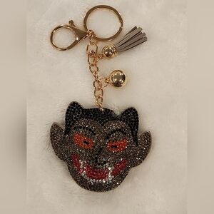 Vampire Sparkly Rhonestone Keychain Bag Charm